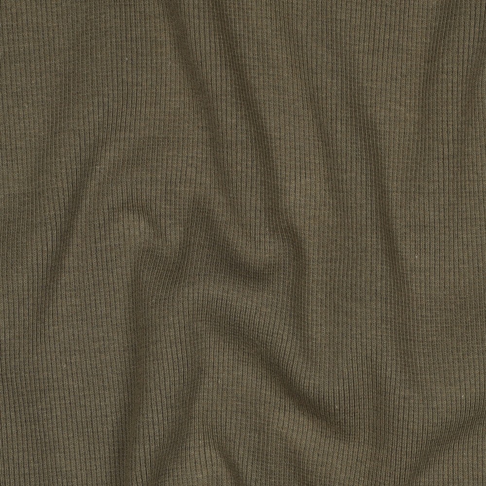 [PRE-VHT-08492.034 VERT ARMÉE - ARMY GREEN - ARMEEGRÜN] ⏳ Rippenbündchen uni GOTS & Oeko-Tex | Armeegrün