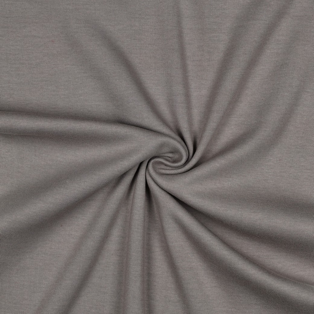 [PRE-VHT-08058.003 GRIS - GREY - GRAU] ⏳ Bord-côte uni GOTS & Oeko-Tex | Gris
