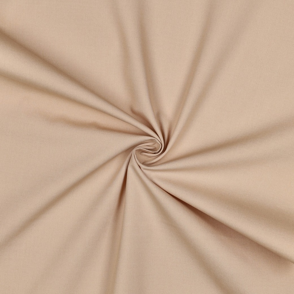 [PRE-VHT-05546.008 Beige] ⏳ Cotonnade unie GOTS & Oeko-Tex | Beige