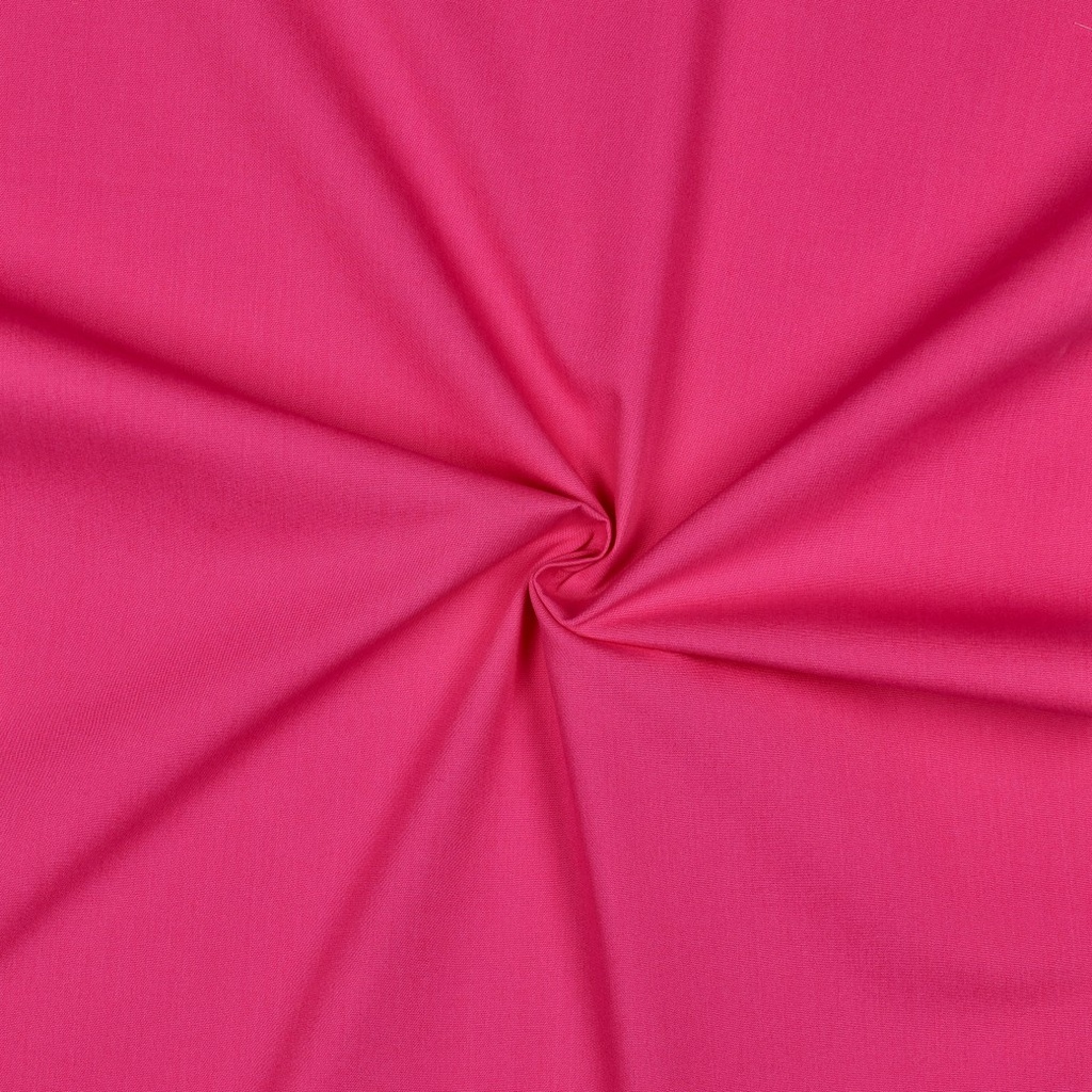 [PRE-VHT-05546.036 ROSE - PINK - ROSA] ⏳ Cotonnade unie GOTS & Oeko-Tex | Rose
