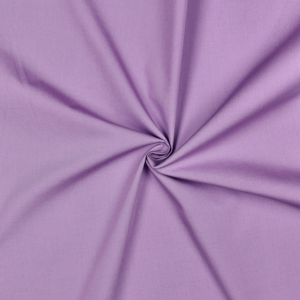 [PRE-VHT-05546.051 LILAS - LILAC - LILA] ⏳ Cotonnade unie GOTS & Oeko-Tex | Lilas