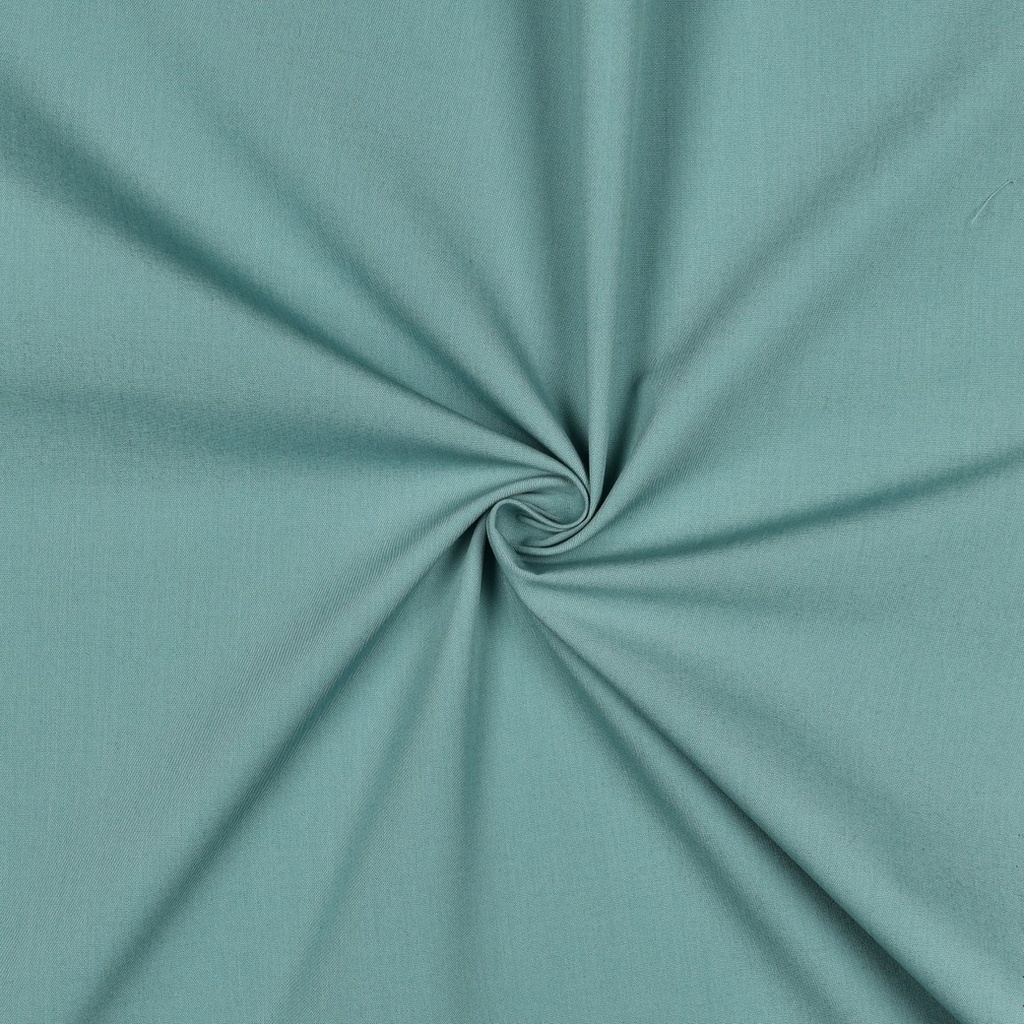 [PRE-VHT-05546.060 MENTHE FONCÉ - DARK MINT - DUNKEL MINZE] ⏳ Cotonnade unie GOTS & Oeko-Tex | Menthe foncé