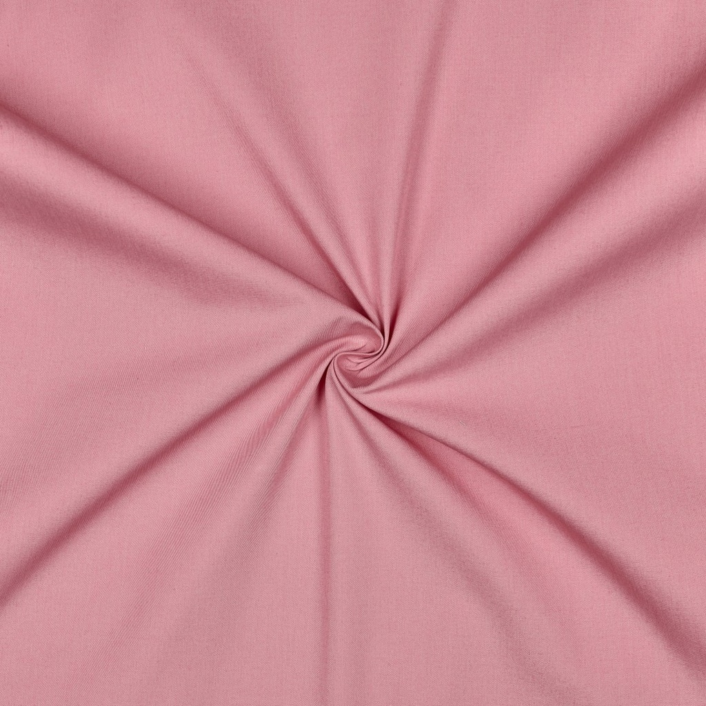 [PRE-VHT-05546.071 ROSÉ PÂLE - BLUSH] ⏳ Cotonnade unie GOTS & Oeko-Tex | Rosé pâle