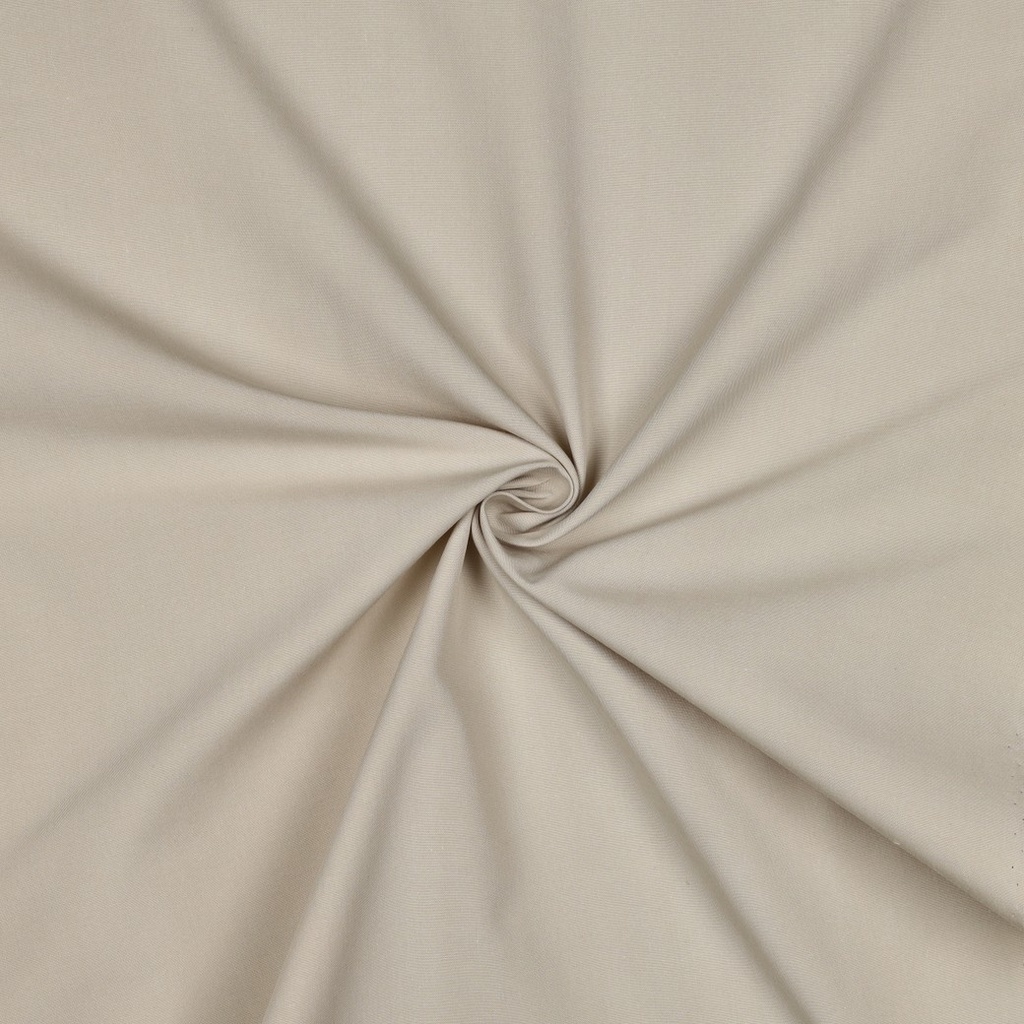 [PRE-VHT-05546.082 SABLE - SAND] ⏳ Cotonnade unie GOTS & Oeko-Tex | Sable