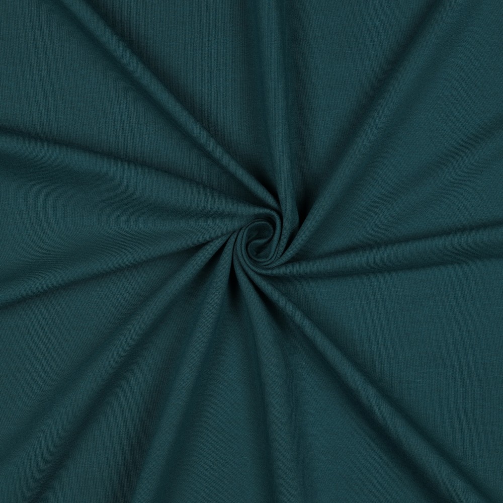 [PRE-VHT-09107.013 Vert Foncé - DARK GREEN - DUNKELGRÜN] ⏳ French Terry uni GOTS & Oeko-Tex | Dunkelgrün