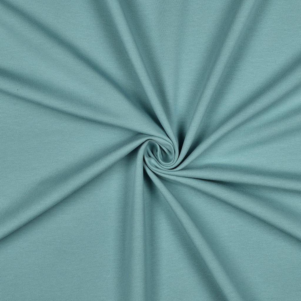 [PRE-VHT-09107.017 Aqua Foncé - DARK AQUA - DUNKEL AQUA] ⏳ French Terry uni GOTS & Oeko-Tex | Aqua Foncé
