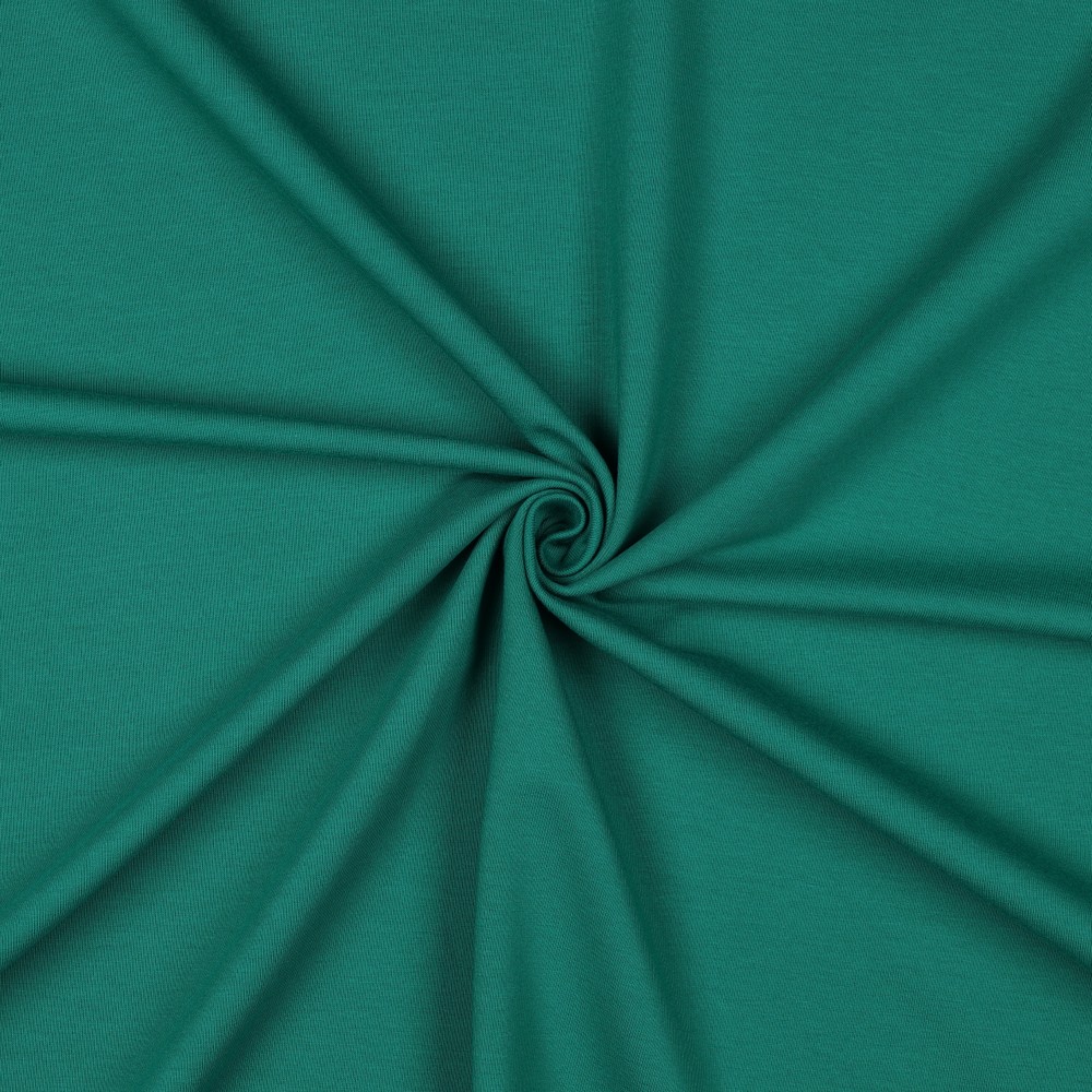 [PRE-VHT-09107.032 Vert Émeraude - EMERALD - SMARAGDGRÜN] ⏳ French Terry uni GOTS & Oeko-Tex | Smaragdgrün