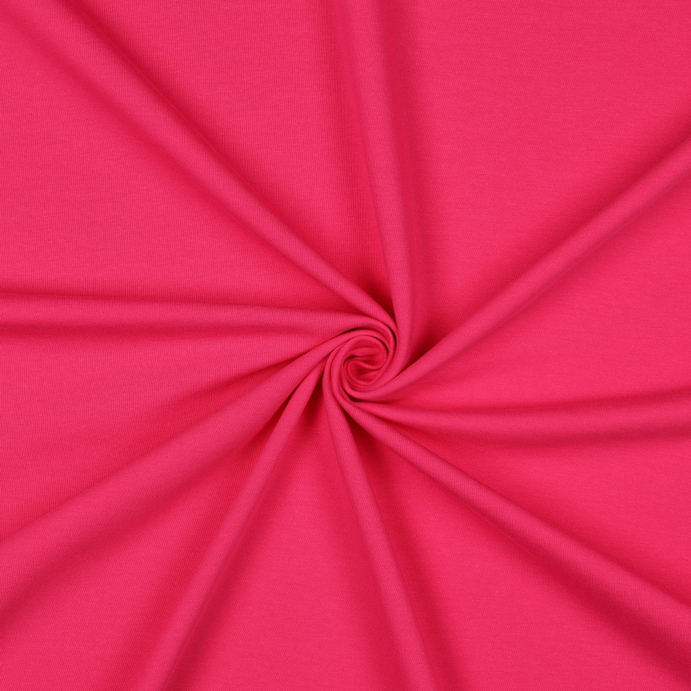 [PRE-VHT-09107.033 Fuchsia - FUCHSIA] ⏳ French Terry uni GOTS & Oeko-Tex | Fuchsia
