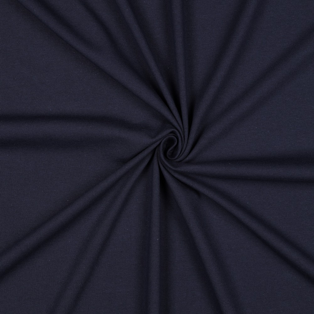 [PRE-VHT-08036.019 Bleu Marine - NAVY - MARINEBLAU] ⏳ Jersey uni GOTS & Oeko-Tex | Bleu Marine