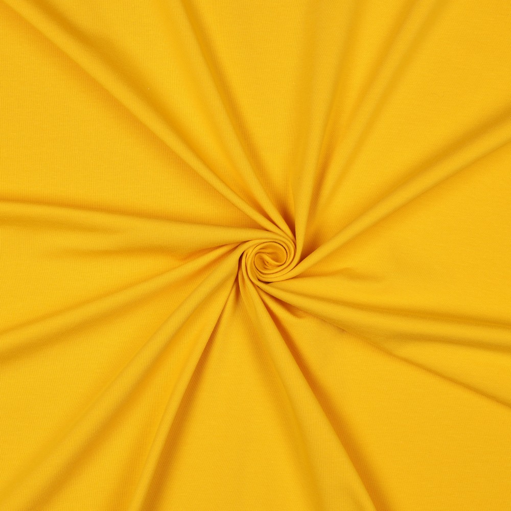 [PRE-VHT-08036.028 Jaune - YELLOW - GELB] ⏳ Jersey uni GOTS & Oeko-Tex | Jaune
