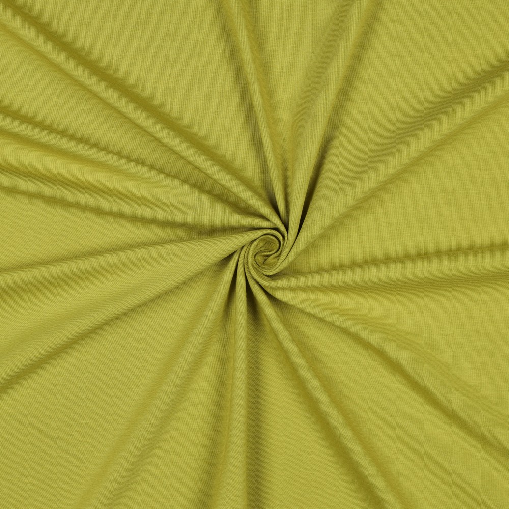 [PRE-VHT-08036.030 Citron Vert - LIME - LIMETTE] ⏳ Jersey uni GOTS & Oeko-Tex | Citron Vert