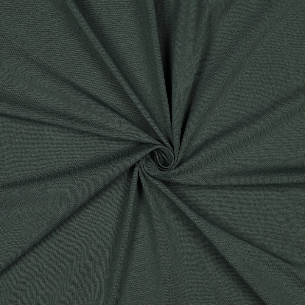 [PRE-VHT-08036.059 Vert Forêt Foncé - DARK FOREST GREEN - DUNKEL WALDGRÜN] ⏳ Jersey uni GOTS & Oeko-Tex | Vert Forêt Foncé