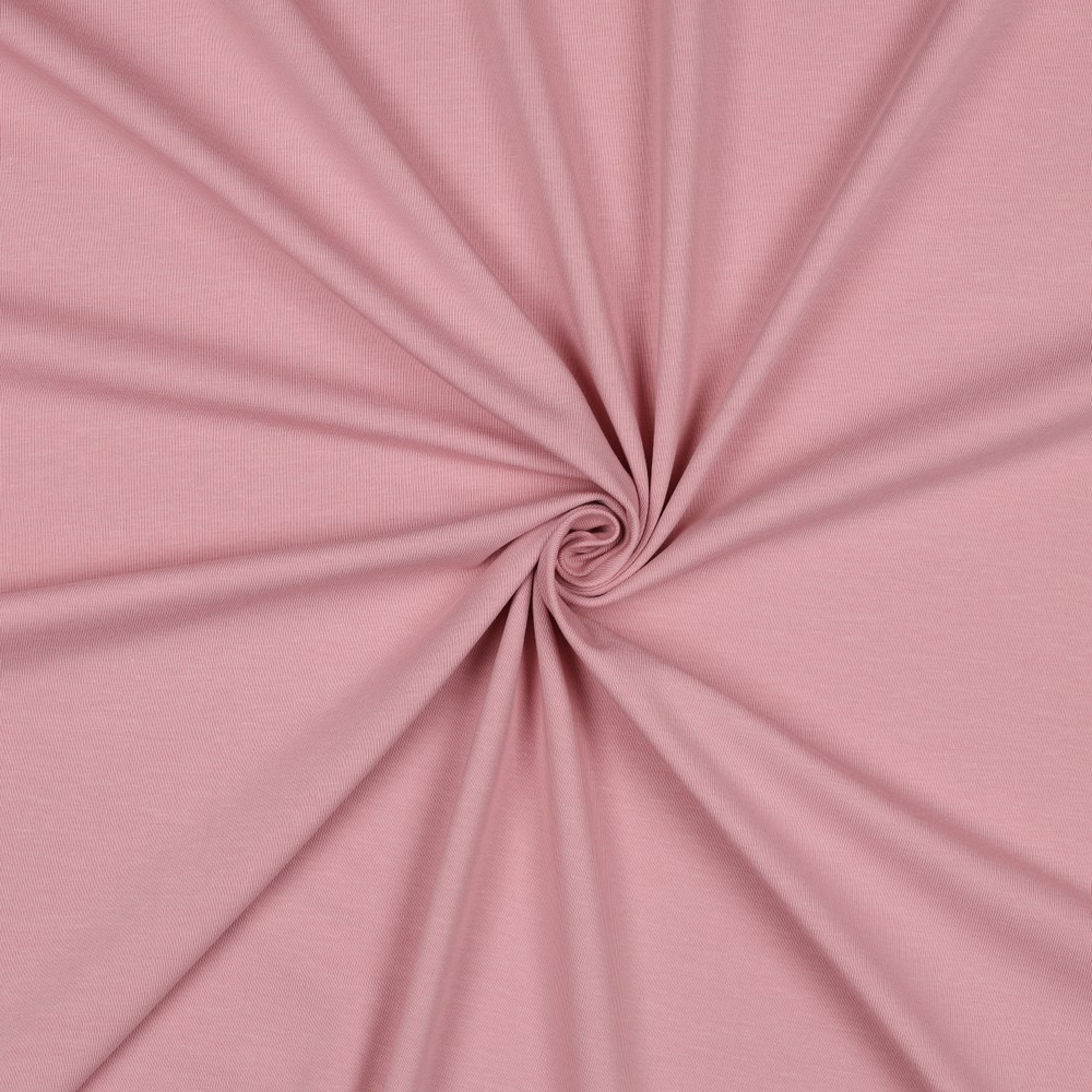 [PRE-VHT-08036.060 Rose Poudré - ROSE - ROSÉ] ⏳ Jersey uni GOTS & Oeko-Tex | Rose Poudré