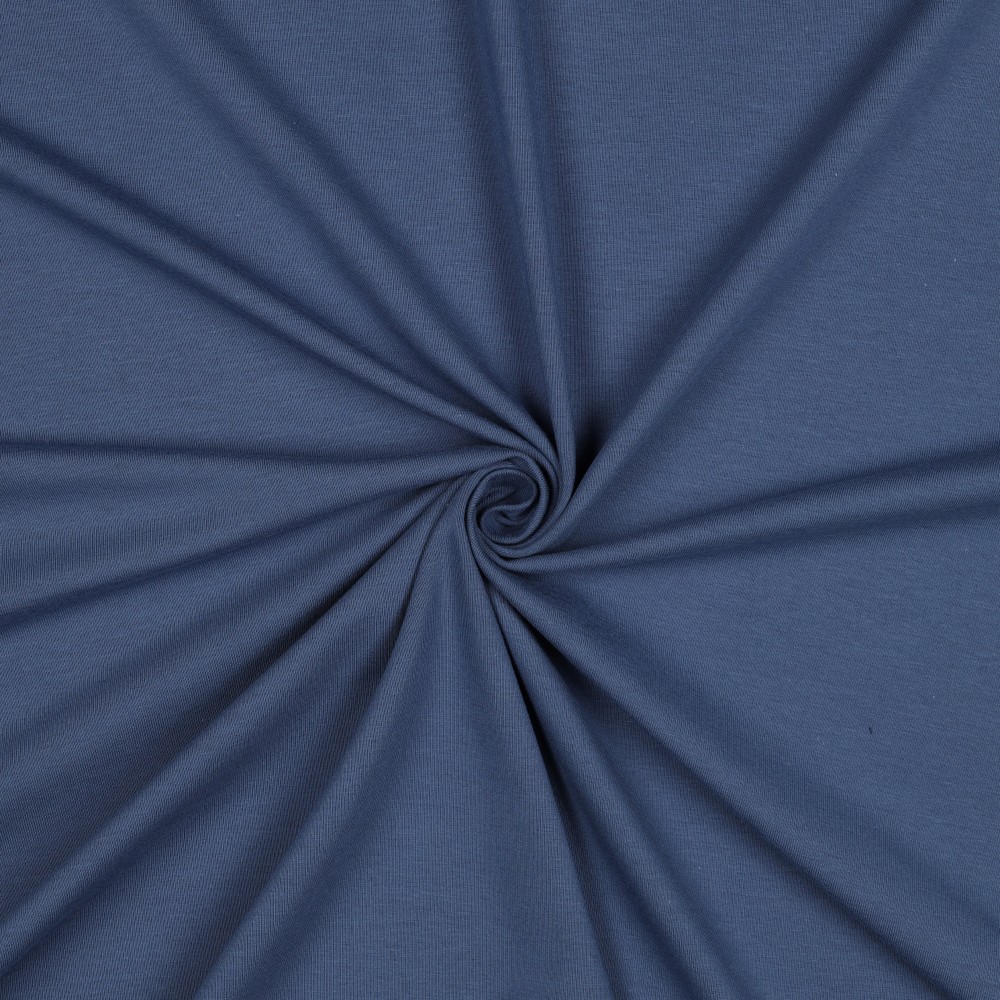 [PRE-VHT-08036.078 Indigo - INDIGO] ⏳ Jersey uni GOTS & Oeko-Tex | Indigo