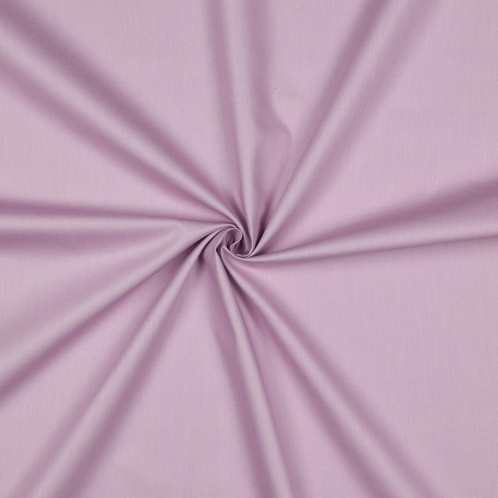 [PRE-VHT-08035.040 LILAS - LILAC - LILA] ⏳ Popeline unie GOTS & Oeko-Tex | Lilas