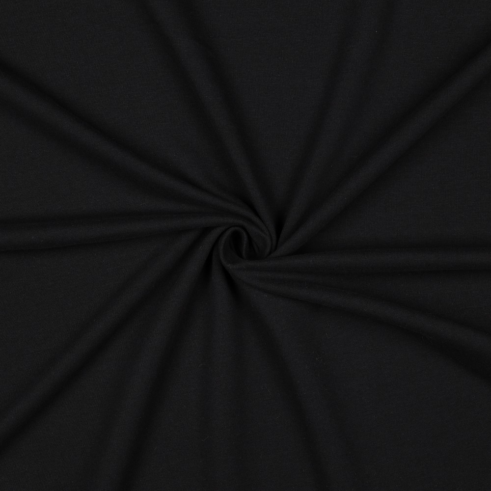 [PRE-VHT-09971.001 NOIR - BLACK - SCHWARZ] ⏳ Soft sweat uni GOTS & Oeko-Tex | Noir