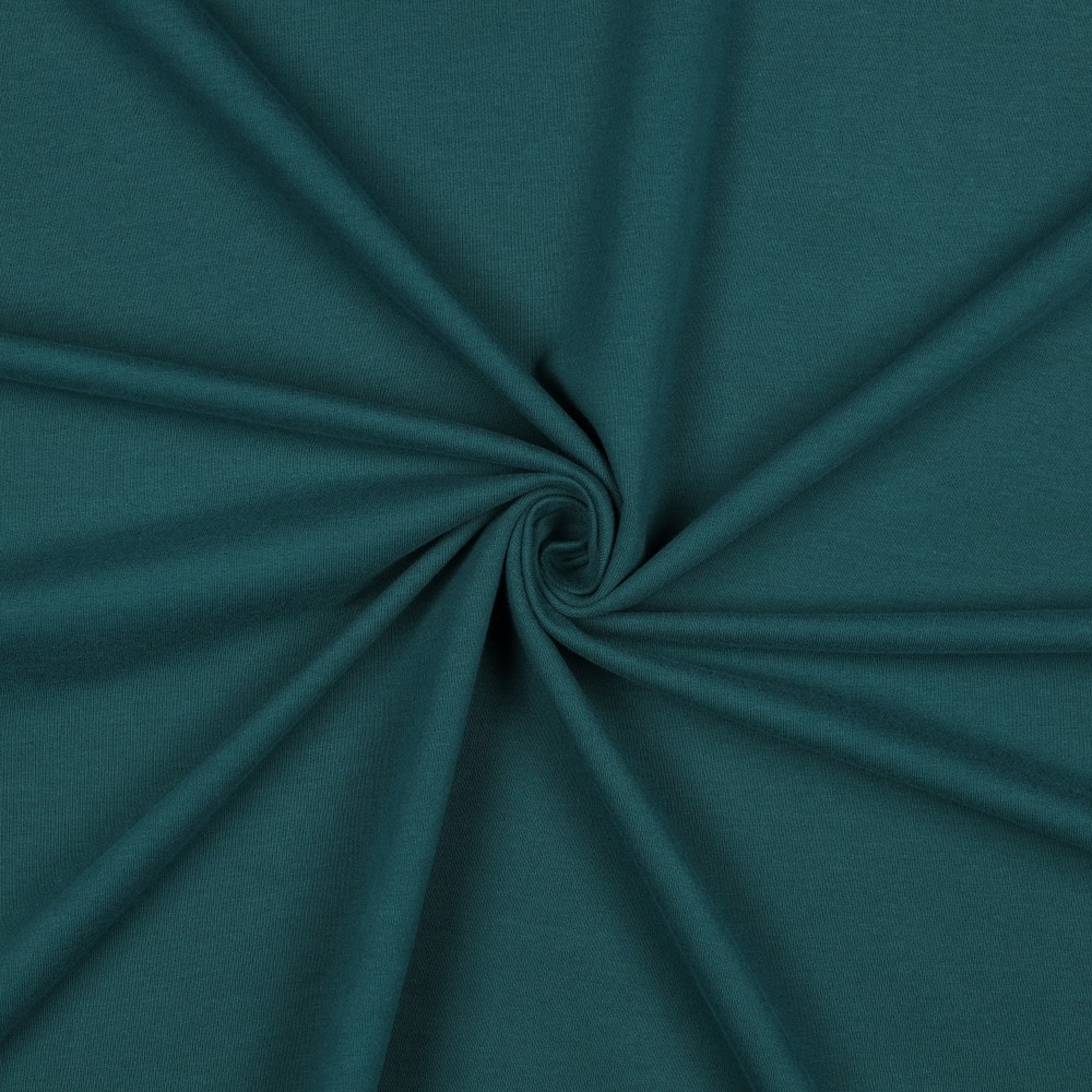 [PRE-VHT-09971.013 VERT FONCÉ - DARK GREEN - DUNKELGRÜN] ⏳ Soft sweat uni GOTS & Oeko-Tex | Vert foncé