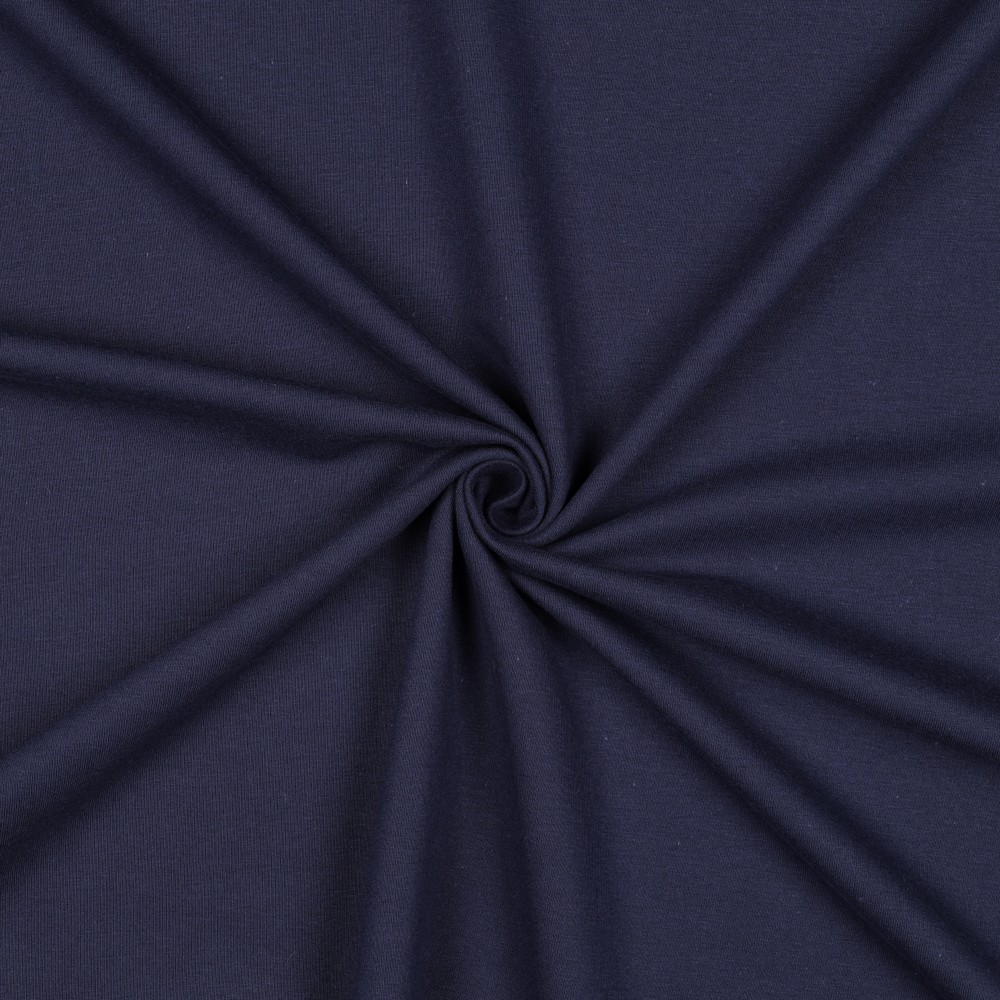 [PRE-VHT-09971.019 BLEU MARINE - NAVY - MARINEBLAU] ⏳ Soft sweat uni GOTS & Oeko-Tex | Bleu marine
