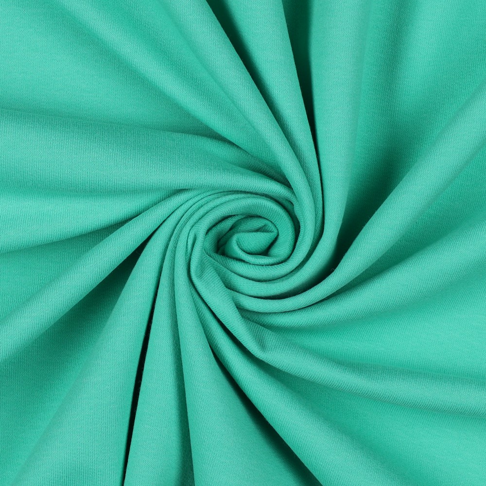 [PRE-VHT-09971.076 VERT - GREEN - GRÜN] ⏳ Soft sweat uni GOTS & Oeko-Tex | Grün
